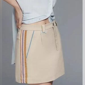 Maeve Side-Striped Mini Skirt | Anthropologie | NWT | Size large